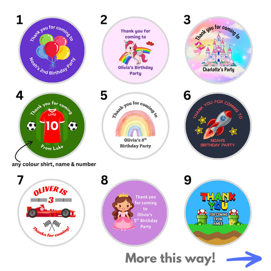 Large 85g Pre-Filled Sweet Bags - Pefect Birthday Party Bag Fillers Favours