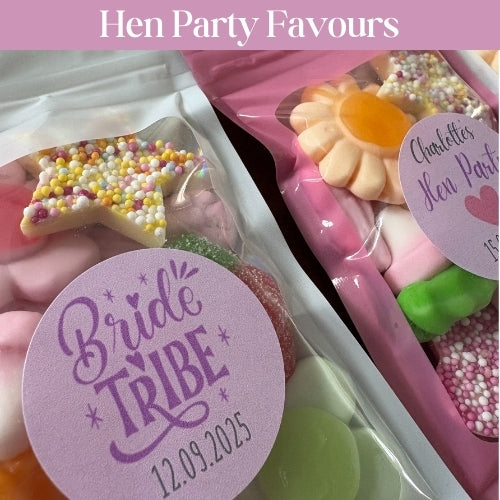 Pre-Filled Hen Party Sweet Bags - Perfect Hen Do Party Bag Fillers Favours