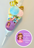 Pre-Filled Sweet Cones - Princess Sticker